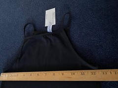 American Apparel Black Mini Tank Dress Small Bodycon Indie Sleaze Vintage Y2K