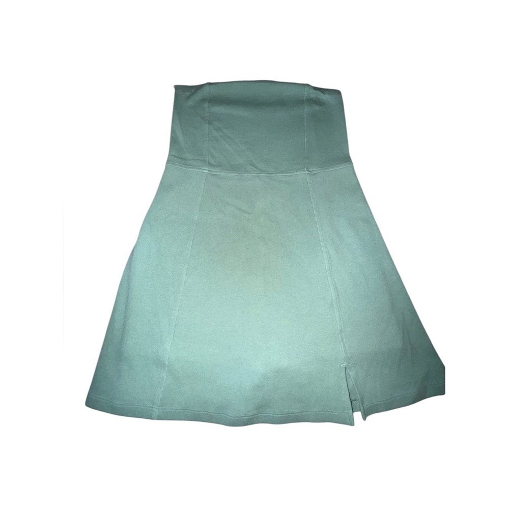 American Eagle Outfitters Strapless Mint-Teal Mini Dress