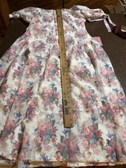 Ivy City Co Pink Lizzy Dress Pink Floral Cottagecorr Puff Sleeve Lace Sz Medium