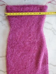 Salty Pink Metallic 60% polyester 20% Acrylic 20% Metallic Dress Women&rsquo;s M A2