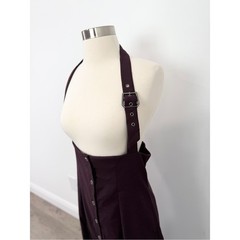 Disturbia New Age Halter Neck Pinafore Midi Dress Size 6