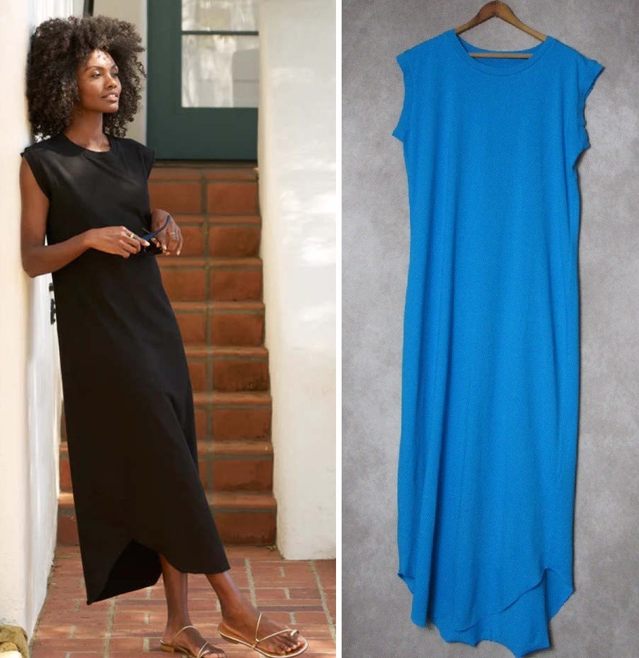 NWOT Frank & Eileen $178 Cory Vintage Muscle Tee Maxi Dress; Medium