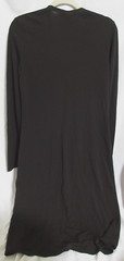 DKNY Womens Rayon/Poly Black Knit Button Down Dress Pockets SZ M RN68596 EUC