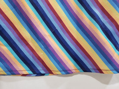 Voodoo Vixen Vintage Inspired Multicolor Striped Sleeveless Flare Dress XL *