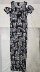 DESIGN HISTORY WOMEN&rsquo;S COLD-SHOULDER MAXI DRESS SIZE Small 50 inches Long