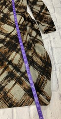 Vintage Dress Mid Century Modern Plaid Wool Small