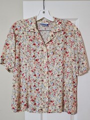 Pendleton separates, size 10, red yellow blue florals, rayon, perfect for summer