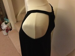 Ladies YESSICA Black Dress Uk6 Eur34 Black, Slinky, Lined Excellent 4485