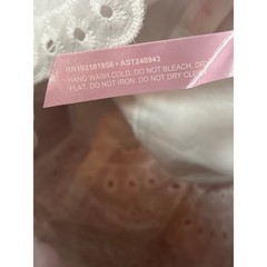 Sugar Thrillz Dolls Kill Pink Organza Eyelet Puff Sleeve Mini Dress AST240943 S