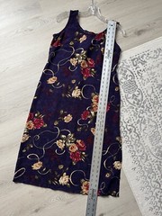 1990s Y2K Style Floral Midi Dress 14 Cottagecore Grunge Fairy K Studio Rayon