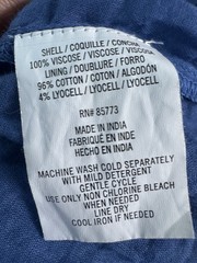 ONeill Kenzie Tank Dress Medium Crinkle Empire Waist Open Back Cottage Beachy