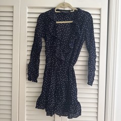 Réalisation Par The Alexandra Dress in Black Star, S (100% Authentic)