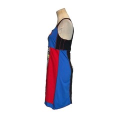 Styles Ever After Super Heroes patch work tank mini dress size Small