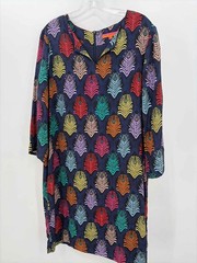 Pre-Owned Vilagallo Blue Size 42 Knee Length Long Sleeve Dress