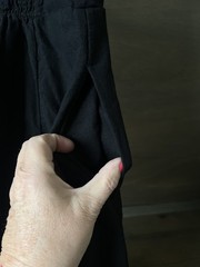 Old Navy Dress Black SIZE SMALL VEE Neck Sleeveless Pockets 55% LINEN 45% RAYON