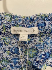 Poupette St Barth Amanda Summer Blue Mini Dress size M
