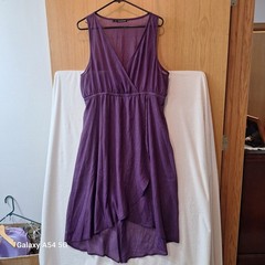 Womans Dress Size 1 Maurices 2 Piece Purple Sparkles