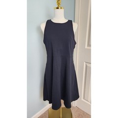 Womens Activewear Dress Black Racerback Dress Pockets Sporty Athletic