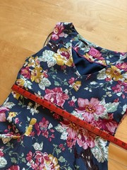 Joules Original Blue Floral Sunbird Dress Size 10 Tropical Bird Summer
