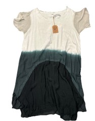 A Rare Bird GORGEOUS Boho Faded Colors OMBRÉ Charcoal Dress NWT S/M Retail $112