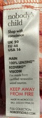 ASOS Nobody&rsquo;s Child Pink Plus Lucia Strappy Swirl Mini Dress – 20 US – 16 – NWT