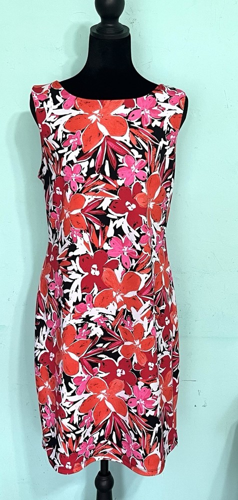 AGB Women’s Sleeveless Summer Floral Dress SZ 10