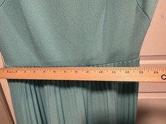 Vtg handmade Long cocktail/dinner Formal dress w/a retail belt Empire Waist