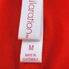 Xhilaration Red Polyester Tank Top Scoop Neck Thigh Length Mini Dress Size M
