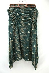 Max Studio Womens Strapless Dress Size M Medium Green Beige USA Made