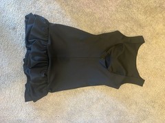 LBD, peplum, ruffle hem, sleeveless, cap sleeve, cocktail, workwear, minimalist