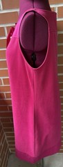 Diane von Furstenberg DVF Sz 10 Berry Pink Corset Top Sleeveless Resort Dress
