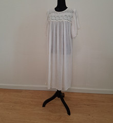 2 Women&rsquo;s Summer Casual Dresses One Size Fits Most. One White One Plaid