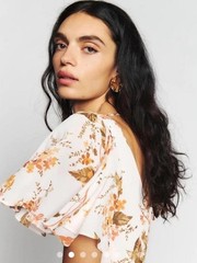 Reformation Shayla Floral Maxi Dress Size 0P