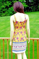 Womens Sleeveless Smocked Sundress Print M L XL XXL