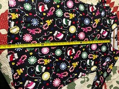 Dress Works Holiday Lights Cocoa Candy Canes Christmas Party Bows Women XL Swing