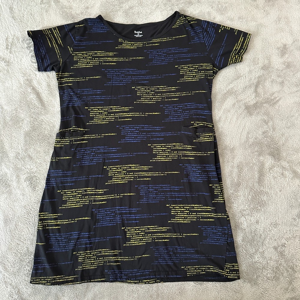 Svaha Dress Womens 2X Computer Coding STEM Tech Math Engineer Teacher Geek