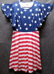 Women&rsquo;s American Patriotic USA Flag Large