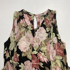 Her Style Floral Print Rayon Full Length Dress Size Small Free Postage AU Seller