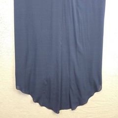 Alice Olivia Silk Maxi Dress Womens S Blue Knot Back Hi Low Drapey Old Money