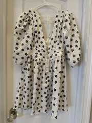 For Love & Lemons Connie flower daisy print mini dress, women’s size small NWT