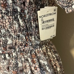 BP Multi-Color Floral Print Puff Sleeve Dress, NEW, Lined, Size XS