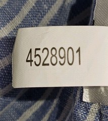 ​Antonio Melani 100% Linen Striped Tiered Maxi Dress Blue White Women’s Size 2