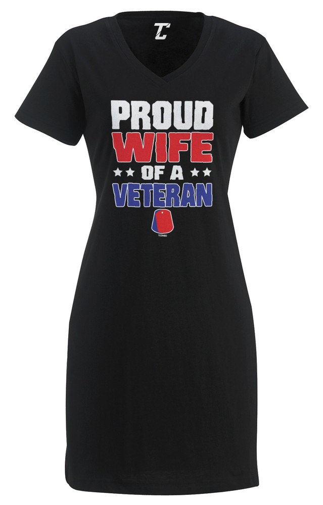 Proud Wife Of A Veteran – Military Love United States Women&rsquo;s Dress