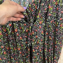 ASOS accordian wrap style Floral V-Neck Dress size 8