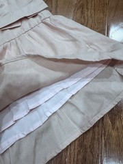 Paper Crane Pink Tiered Ruffle Button-Down Midi Dress Medium Boho Feminine