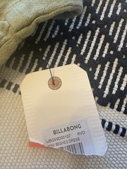 Billabong Women&rsquo;s/Teen Green Avo Mini Wishes Dress Size M New with Tags
