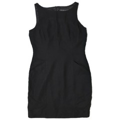 Finity Studio Women Black Sheath Dress Career Interview Party Cocktail (U)