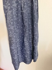 Universal Thread Blue Floral Smocked Sleeveless Midi Sundress S Scoop Neck