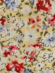 Pendleton separates, size 10, red yellow blue florals, rayon, perfect for summer