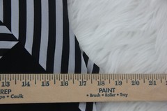 Jade Melody Tam Women&rsquo;s Sheath Short Dress Black White Stripe Sz M #207